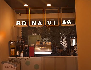 Bonavias İç Mekan Pleksi Kutu Harf Tabela